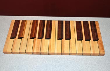 Cheeseboard by Wells Doty - Maple & Walnut Dyed Veneer Cheeseboard by Wells Doty