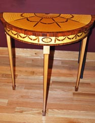 Chippendale Table by Barry Jones - Maple, Sycamore & Sapele Chippendale Table by Barry Jones