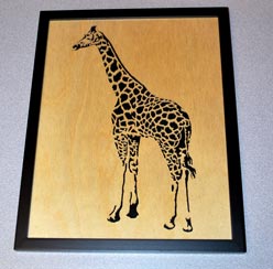 Giraffe by Gary Morris - Baltic Birch Giraffe by Gary Morris
