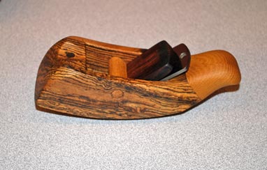 Spoon Plane by Don Clarke - Bacote & Osage Orange Spoon Plane by Don Clarke