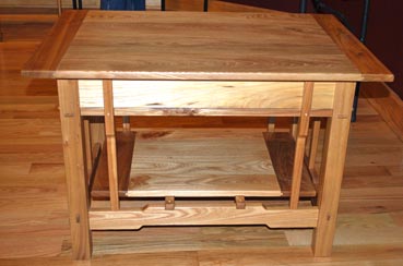 Greene & Greene Style Table by Matt Guzowski - American Red Elm & American Grey Elm Greene & Greene Style Table by Matt Guzowski