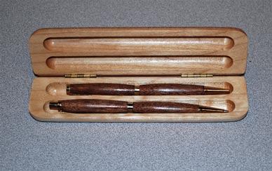 Pen & Pencil Set by Karen Sheldon - Walnut Pen & Pencil Set by Karen Sheldon