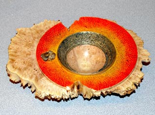 Platter by G. Scott & Susan Kilgore - Maple Burl Platter by G. Scott & Susan Kilgore