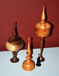 Turnings by Jim Sinclair - Mixed Woods Turnings by Jim Sinclair