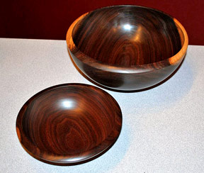 Nested Bowls by Bill Lancaster - Walnut Nested Bowls by Bill Lancaster