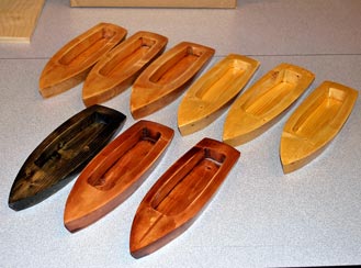 Boats by Chris Colvin - Pine Boats by Chris Colvin