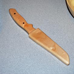 Knife by Dave Paul - Maple & Stainless Steel Knife by Dave Paul