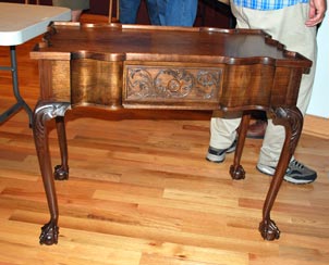 Goddard Style Table by Bobby Hartness - Walnut Goddard Style Table by Bobby Hartness